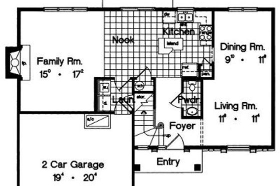 Exterior - Other Elevation for European House Plan #417-179 - 4 bed, 2.5 bath