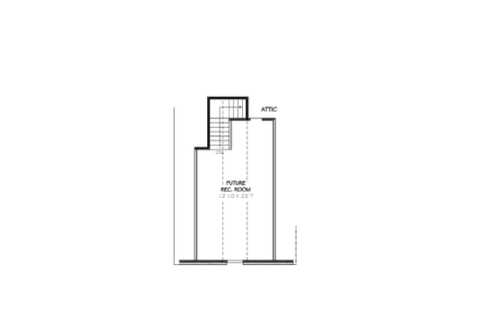 Floor Plan - Other Floor for Traditional House Plan #424-91 - 3 bed, 2 bath