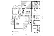 European Style House Plan - 3 Beds 2.5 Baths 2753 Sq/Ft Plan #312-595 