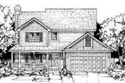 Country Style House Plan - 3 Beds 2.5 Baths 1488 Sq/Ft Plan #334-101 