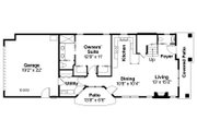 Contemporary Style House Plan - 3 Beds 2.5 Baths 1688 Sq/Ft Plan #124-1129 