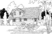 Country Style House Plan - 3 Beds 2 Baths 1328 Sq/Ft Plan #312-531 