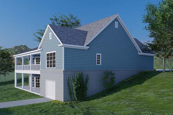 Exterior - Other Elevation 3 for Traditional House Plan #923-177 - 3 bed, 3.5 bath