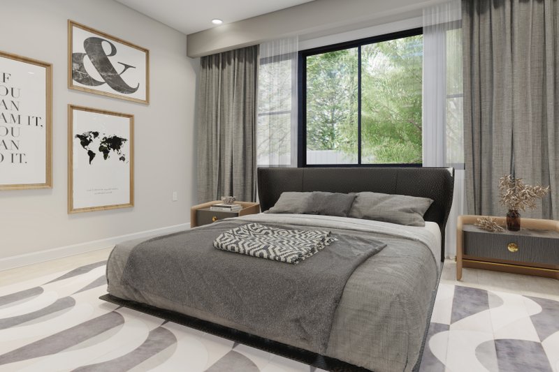 House Plan Design - Interior - Master Bedroom for Ranch House Plan #1060-311 - 6 bed, 4 bath