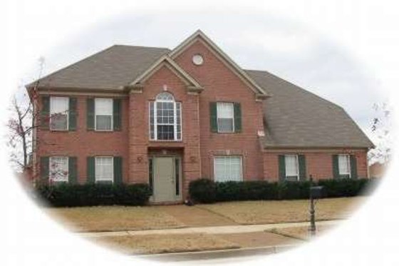 Exterior - Front Elevation for European House Plan #81-682 - 4 bed, 2.5 bath