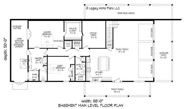 Home Plan - Barndominium Floor Plan - Main Floor Plan #932-578