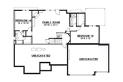 European Style House Plan - 3 Beds 4 Baths 3366 Sq/Ft Plan #67-253 