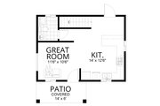 Farmhouse Style House Plan - 2 Beds 1.5 Baths 936 Sq/Ft Plan #112-224 