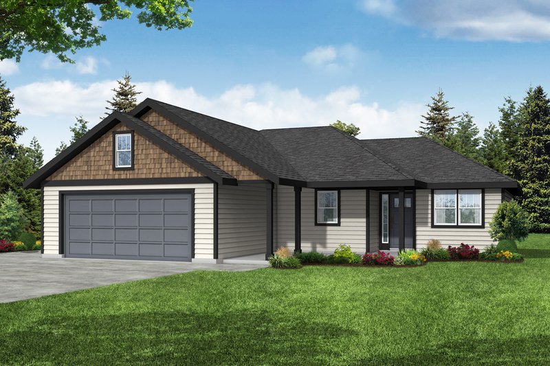 Home Plan - Traditional Exterior - Front Elevation Plan #124-1255