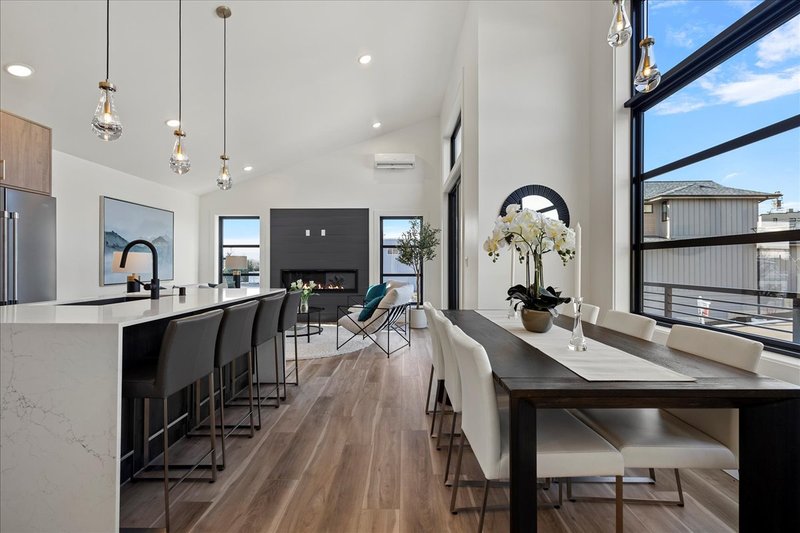 House Blueprint - Interior - Dining Room 1 for Contemporary House Plan #1070-237 - 2 bed, 2.5 bath
