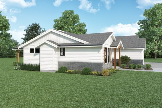Exterior - Other Elevation for Ranch House Plan #1070-143 - 3 bed, 2 bath