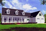 Farmhouse Style House Plan - 3 Beds 3 Baths 2100 Sq/Ft Plan #21-107 