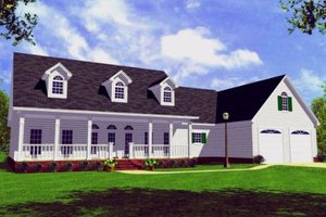 Farmhouse Exterior - Front Elevation Plan #21-107