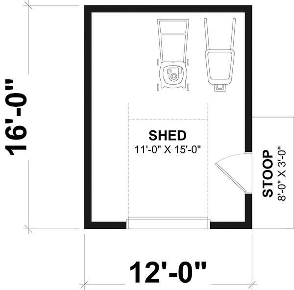 Country Floor Plan - Main Floor Plan #23-2823