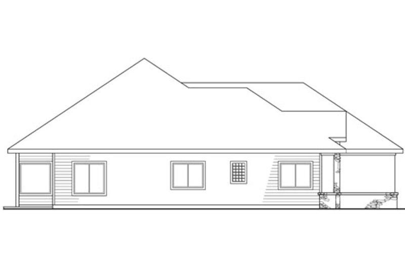 Home Plan - Left Elevation