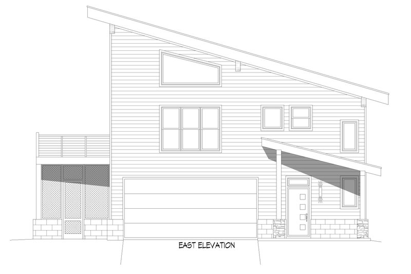 Architectural House Design - Exterior - Front Elevation 3 for Southern House Plan #932-854 - 3 bed, 2.5 bath
