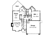 Modern Style House Plan - 3 Beds 2.5 Baths 1784 Sq/Ft Plan #312-533 