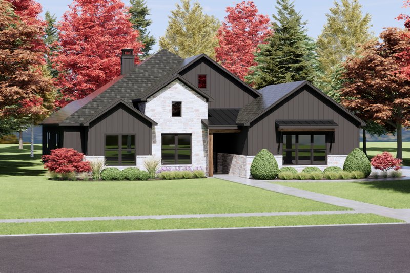 Dream House Plan - Exterior - Front Elevation 5 for Traditional House Plan #1096-87 - 4 bed, 3 bath
