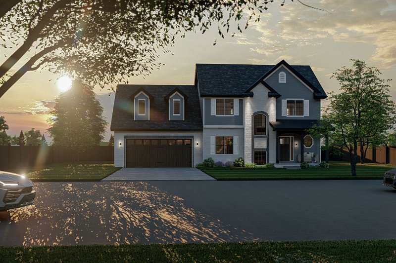 Home Plan - Exterior - Other Elevation 2 for Traditional House Plan #455-179 - 3 bed, 2.5 bath