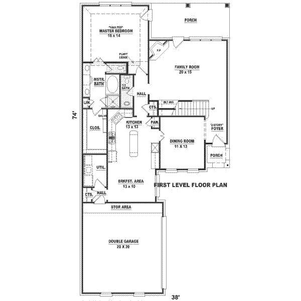 European Floor Plan - Main Floor Plan #81-251