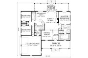 Country Style House Plan - 4 Beds 3 Baths 2010 Sq/Ft Plan #137-380 