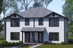 House Blueprint - Cottage Exterior - Front Elevation Plan #513-2370