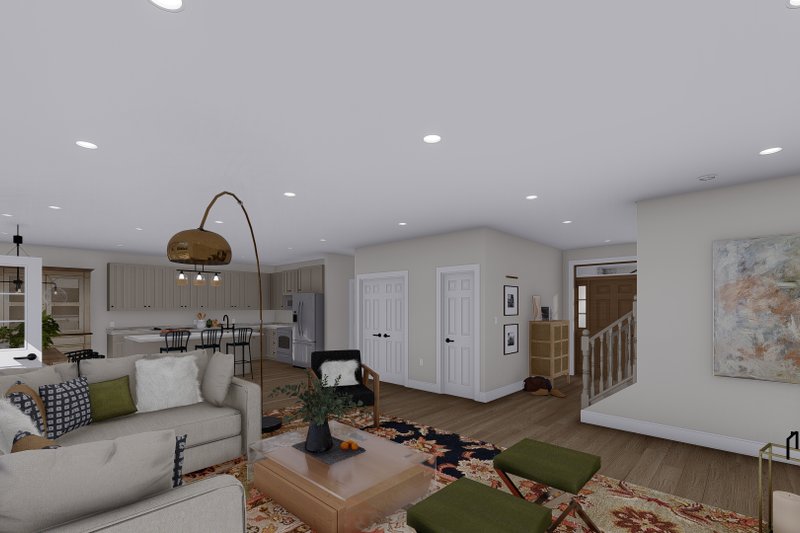 Architectural House Design - Interior - Family Room for Traditional House Plan #1060-143 - 3 bed, 2.5 bath