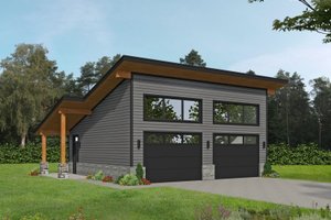 Contemporary Exterior - Front Elevation Plan #932-465