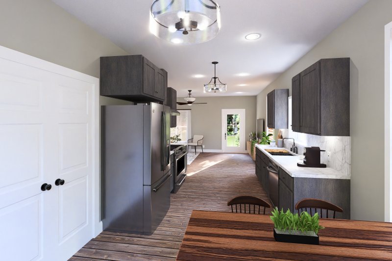 House Blueprint - Interior - Kitchen for Farmhouse House Plan #44-303 - 4 bed, 4 bath