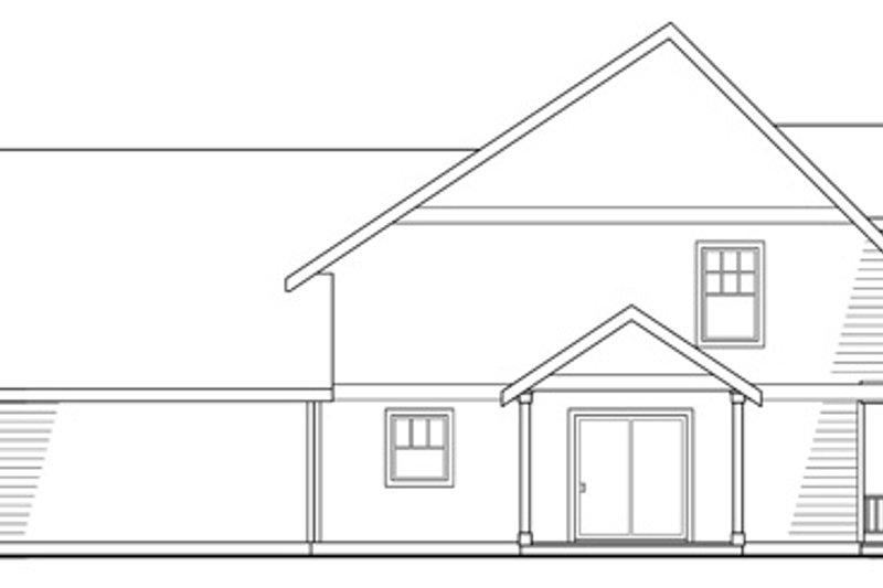 House Plan Design - Exterior - Other Elevation for Craftsman House Plan #124-204 - 3 bed, 2.5 bath