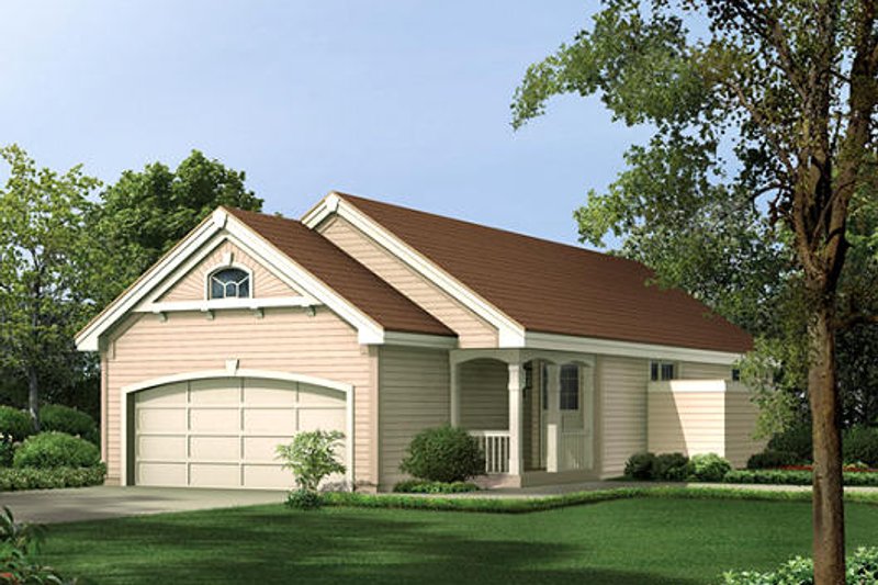 Home Plan - Traditional Exterior - Front Elevation Plan #57-313