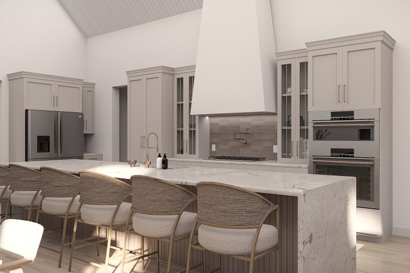 House Blueprint - Interior - Kitchen for Beach House Plan #455-751 - 3 bed, 2.5 bath