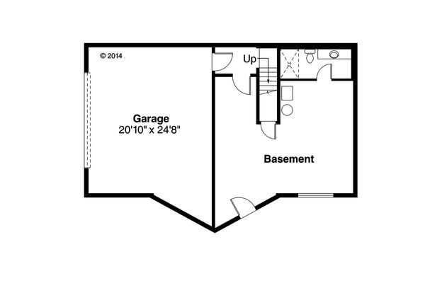 Dream House Plan - Log Floor Plan - Lower Floor Plan #124-951