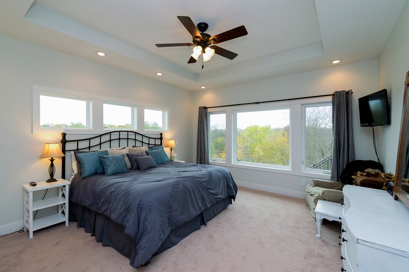 Architectural House Design - Interior - Master Bedroom for Ranch House Plan #70-1464 - 2 bed, 2 bath