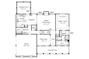 Country Style House Plan - 3 Beds 2.5 Baths 2182 Sq/Ft Plan #927-9 