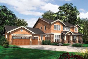 Craftsman Exterior - Front Elevation Plan #48-249