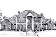 Colonial Style House Plan - 4 Beds 3.5 Baths 3852 Sq/Ft Plan #310-947 