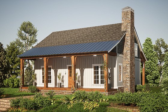 Exterior - Other Elevation for Country House Plan #923-207 - 3 bed, 2.5 bath