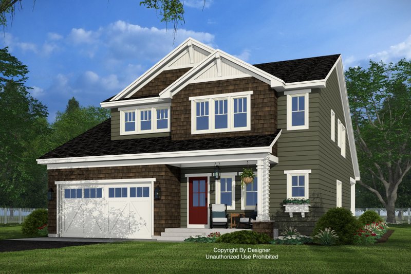 Home Plan - Exterior - Front Elevation 5 for Farmhouse House Plan #51-1555 - 4 bed, 4.5 bath