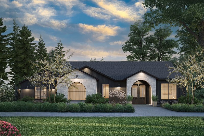 Home Plan - European Exterior - Front Elevation Plan #23-2884