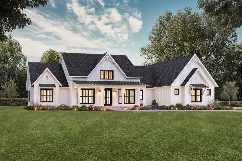 Farmhouse Style House Plan - 4 Beds 3.5 Baths 3346 Sq/Ft Plan #1074-69 ...