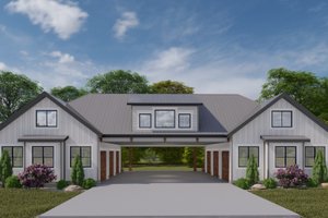 Exterior - Front Elevation 3 for Farmhouse House Plan #1060-116 - 1 bed, 1 bath