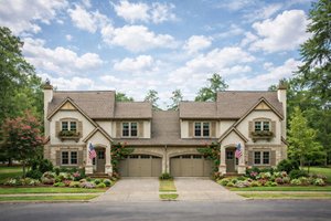 European Exterior - Front Elevation Plan #20-1349