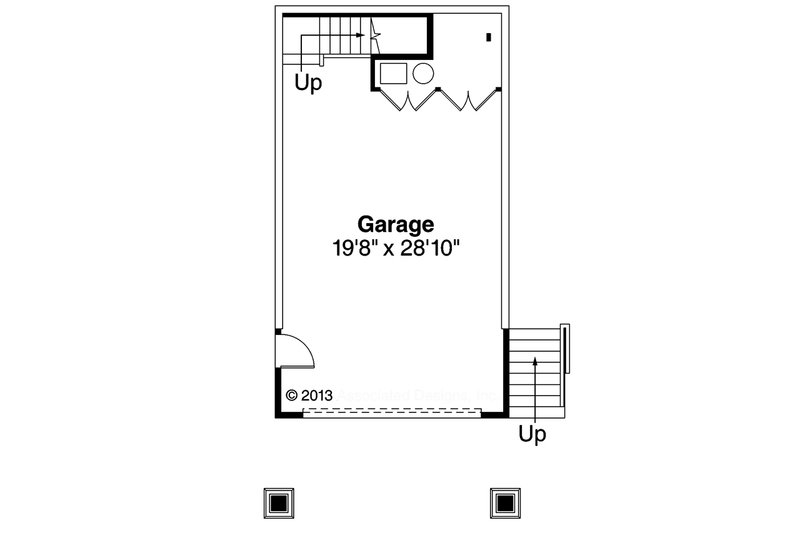House Design - Floor Plan - Lower Floor for Country House Plan #124-917 - 1 bed, 2 bath