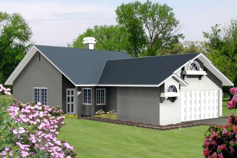 Dream House Plan - Traditional Exterior - Front Elevation Plan #1-175