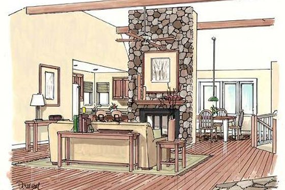 Photo for Farmhouse House Plan #312-599 - 3 bed, 2 bath
