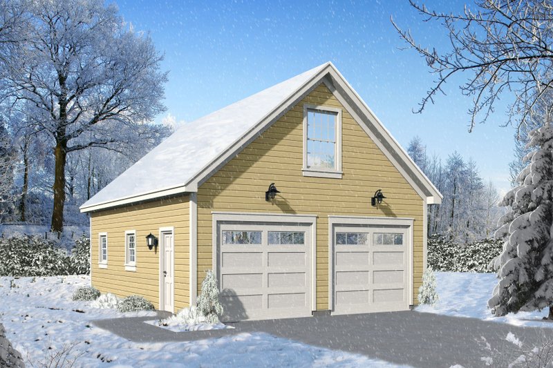 Home Plan - Exterior - Front Elevation 2 for Craftsman House Plan #932-1377, 0 bath