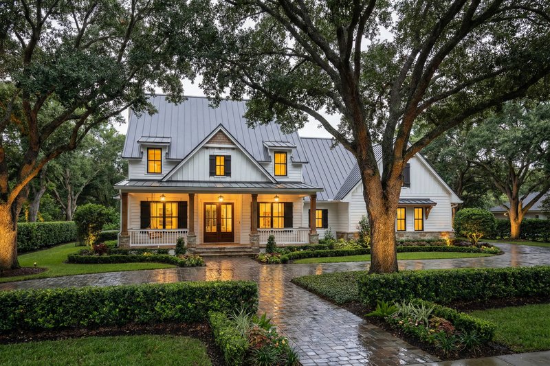 House Blueprint - Exterior - Front Elevation 5 for Farmhouse House Plan #120-272 - 3 bed, 2.5 bath
