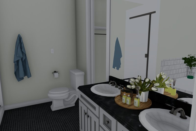 House Plan Design - Interior - Bathroom for Ranch House Plan #1060-5 - 5 bed, 3 bath