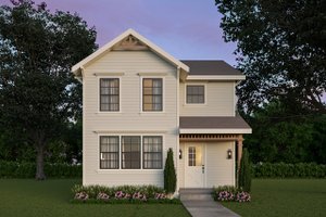 Farmhouse Exterior - Front Elevation Plan #124-310
